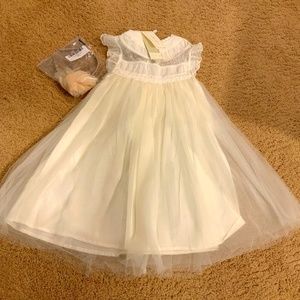 NWT Trish Scully child, Allessandra  Ivory Dress